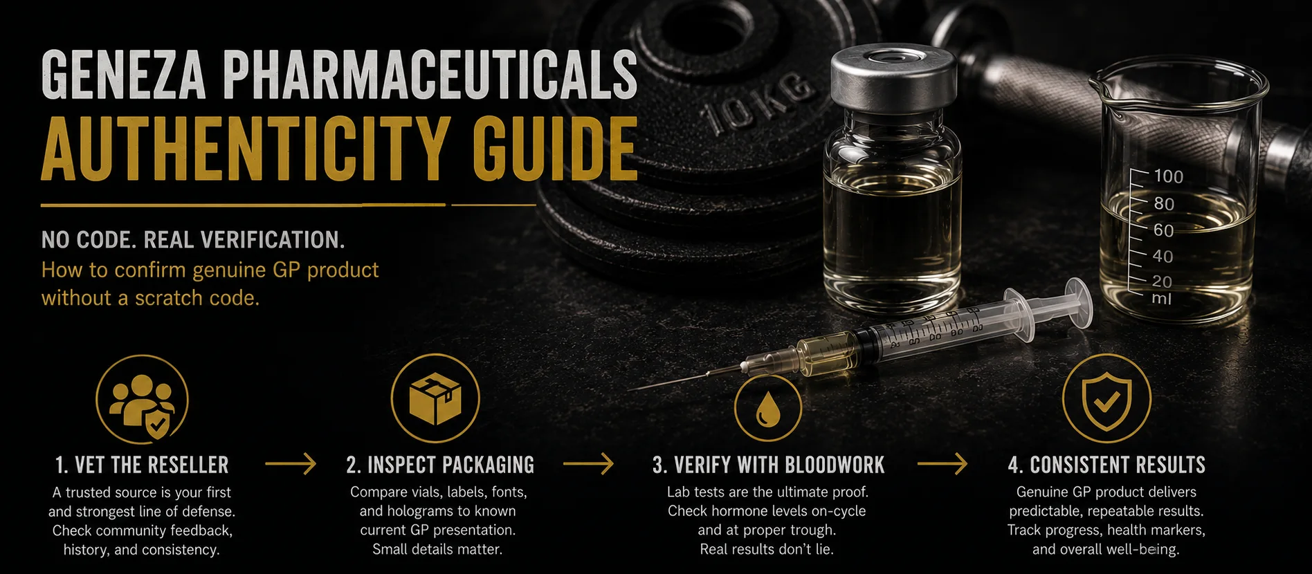 Geneza Pharmaceuticals Product Authenticity Guide