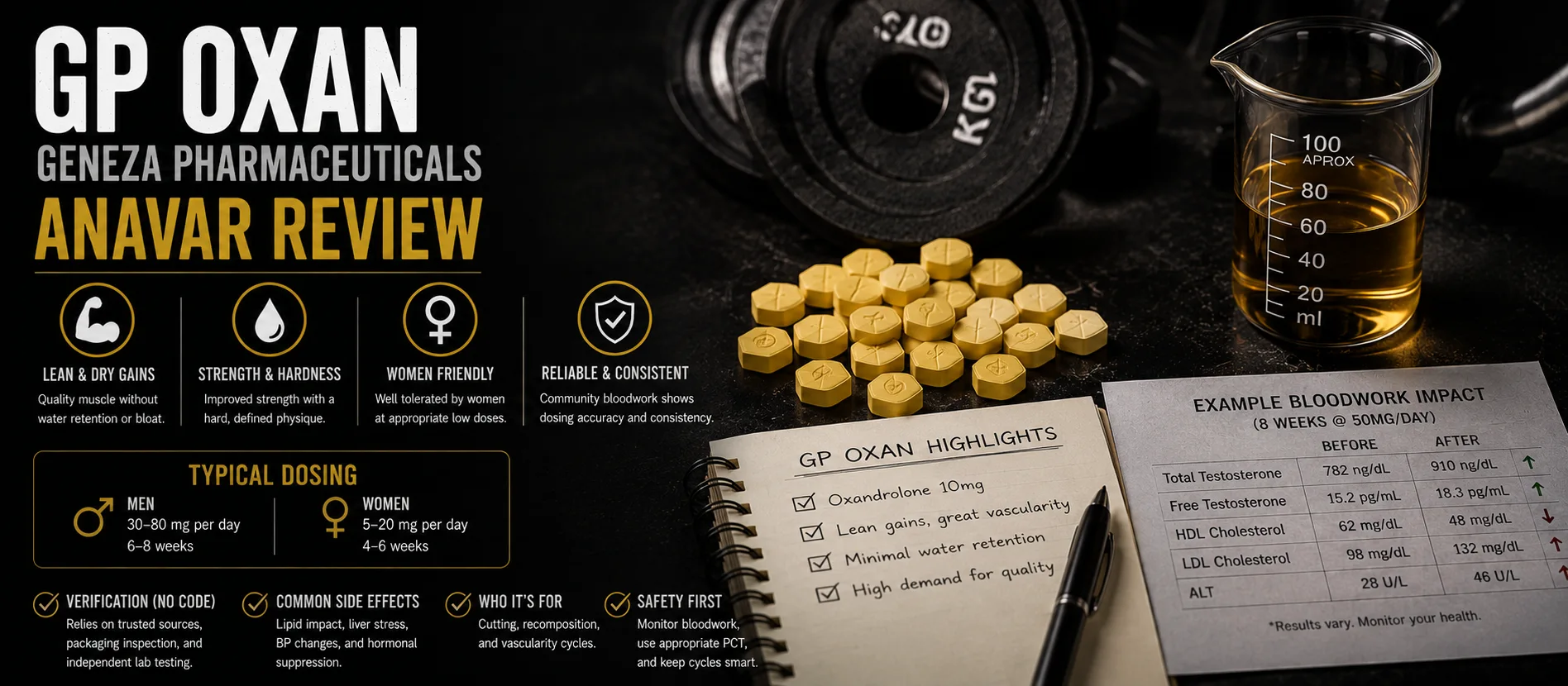 GP Oxan: Geneza Pharmaceuticals Anavar Review